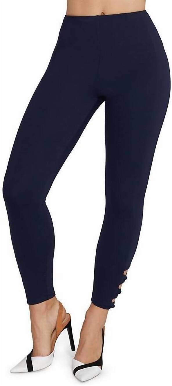 NEW LYSSE twist ankle leggings in midnight